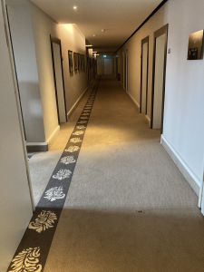 Flur im Hotel Maximilian's vorher